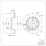 DFC 91-99 Acura LEGEND Rear Brake Rotor