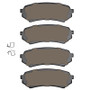 R1 98-07 Lexus LX470 Rear R1 Optimum OE Brake Pads