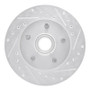 R1 95-97 Ford Ranger (USA/Canada) Front Right Drilled & Slotted Silver Brake Rotor