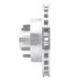 R1 95-97 Ford Ranger (USA/Canada) Front Right Drilled & Slotted Silver Brake Rotor