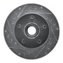 R1 95-97 Ford Ranger (USA/Canada) Front Left Drilled & Slotted Silver Brake Rotor