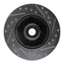 R1 95-97 Ford Ranger (USA/Canada) Front Left Drilled & Slotted Silver Brake Rotor