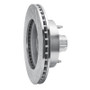 R1 94-01 Ford E-150 Econoline Club Wagon Front Left Drilled & Slotted Silver Brake Rotor