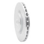 R1 07-14 Ford Mustang Front Left Drilled & Slotted Silver Brake Rotor