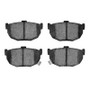 R1 84-10 Hyundai Elantra Rear R1 Optimum OE Brake Pads