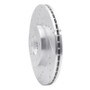 R1 06-13 Ford Fusion Front Left Drilled & Slotted Silver Brake Rotor