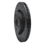 R1 11-25 Dodge Durango Front Left Drilled & Slotted Black Brake Rotor