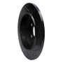 R1 11-22 Dodge Durango Rear Left Drilled & Slotted Black Brake Rotor