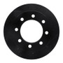 R1 03-08 Dodge Ram 3500 Rear Right Drilled & Slotted Black Brake Rotor