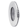 R1 03-10 Chevrolet Cobalt Front Right Drilled & Slotted Silver Brake Rotor
