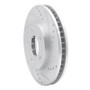 R1 97-05 Buick Century Front Right Drilled & Slotted Silver Brake Rotor
