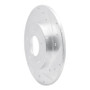 R1 92-05 Buick LeSabre Rear Right Drilled & Slotted Silver Brake Rotor