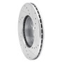 R1 90-05 Buick Skylark Front Left Drilled & Slotted Silver Brake Rotor