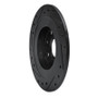 R1 1990-2003 Ford Escort Rear Right Drilled & Slotted Black Brake Rotor