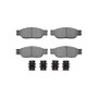 R1 2003-2005 Jaguar VanDEN PLAS Front R1 Euro Ceramic Pads & Hardware Kit