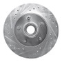 R1 77-95 Buick Riviera Front Left Drilled & Slotted Silver Brake Rotor