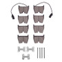 R1 2003-2016 Audi RS6 Front R1 Optimum OE Pads & Hardware Kit