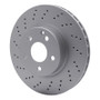 DFC 05-06 Mercedes-Benz SL500 Front Drilled GeoSPEC Coated Rotor