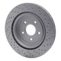 DFC 06-13 Chevrolet Corvette Rear Drilled GeoSPEC Coated Rotor