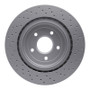 DFC 06-13 Chevrolet Corvette Rear Drilled GeoSPEC Coated Rotor