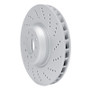 DFC 06-10 BMW M6 Right Front Drilled GeoSPEC Coated Rotor