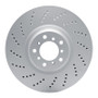 DFC 06-10 BMW M6 Left Front Drilled GeoSPEC Coated Rotor