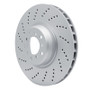 DFC 06-10 BMW M6 Left Front Drilled GeoSPEC Coated Rotor