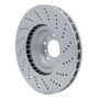 DFC 06-10 BMW M6 Left Front Drilled GeoSPEC Coated Rotor