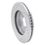R1 97-05 Chevrolet Classic Front Right Drilled & Slotted Silver Brake Rotor