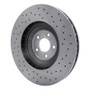 DFC 16-18 Ford Mustang Right Front Drilled Brake Rotor