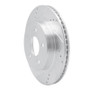 R1 93-97 Chevrolet Camaro Rear Left Drilled & Slotted Silver Brake Rotor