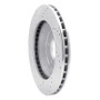 R1 88-96 Chevrolet Corvette Left Front Drilled & Slotted Silver Brake Rotor