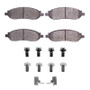 R1 2005-2007 Ford F-350 Super Duty 4WD Rear R1 Semi Met Pads & Hardware Kit