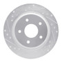 R1 88-94 Chevrolet Corvette Front Left Drilled & Slotted Silver Brake Rotor