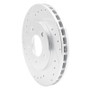 R1 88-96 Buick Regal Front Left Drilled & Slotted Silver Brake Rotor