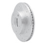 R1 82-88 Chevrolet Camaro Rear Right Drilled & Slotted Silver Brake Rotor