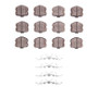R1 2006-2013 Chevrolet Corvette Front R1 Ceramic Pads & Hardware Kit