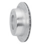 R1 00-11 Cadillac DTS Rear Right Drilled & Slotted Silver Brake Rotor