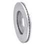 R1 94-01 Buick Regal Front Right Drilled & Slotted Silver Brake Rotor