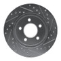 R1 91-02 Chrysler Grand Voyager Front Left Drilled & Slotted Silver Brake Rotor