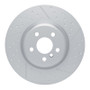 DFC 20-25 BMW M340i Right Rear GeoSPEC Coated Rotor - Dimpled and Slotted