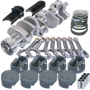 Eagle Chevy LT1 350 1Pc 3.750in Crank 6.000in I-Beam Rods -16cc 4.060in Pistons Rotating Assembly