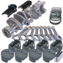 Eagle Chevy LT1 350 1Pc 3.480in Crank 6.000in I-Beam Rods -5cc 4.000in Pistons Rotating Assembly
