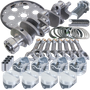 Eagle Chevy 350 1Pc 3.750in Crank 5.700in I-Beam Rods 4.060in Pistons 168 Tooth FP Balanced Assembly