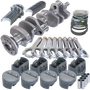 Eagle Chevy 350 3.750in Crank 5.700in H-Beam -5cc Flat Top 4.040in Pistons Rotating Assembly