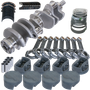 Eagle Ford 351W 4.000in Crank 6.250in I-Beam Rods -6.6cc Flat Top 4.155in Pistons Rotating Assembly