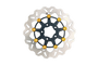 Rotor 11.5" Floating Wave Fr Black/gold Buttons