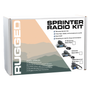 Rugged Radios Mercedes Sprinter Van Two-Way GMRS Mobile Radio Kit 25 Watt - GMR25 Waterproof