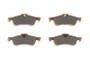 DBA 01-14 Mini Cooper (R50/R56) XP Performance Rear Brake Pads