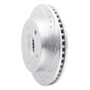 R1 00-02 Dodge Ram 1500 Pickup Front Right Drilled & Slotted Silver Brake Rotor